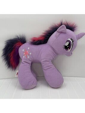 My Little Pony Twilight Sparkle Plush Hasbro Stuffed 18" Purple Unicorn Toy